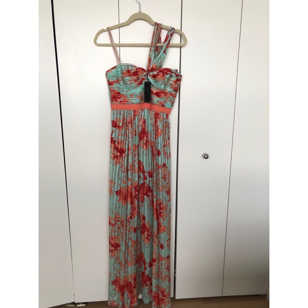 BCBG floral evening dress